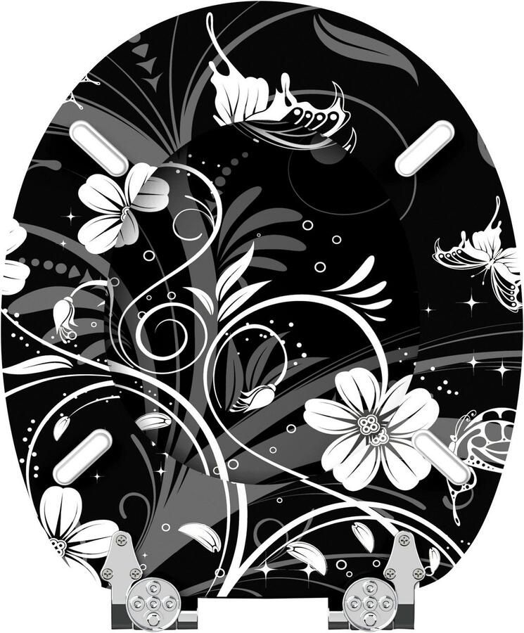 Sanilo Toiletzitting White flower met soft-closemechanisme - Foto 2