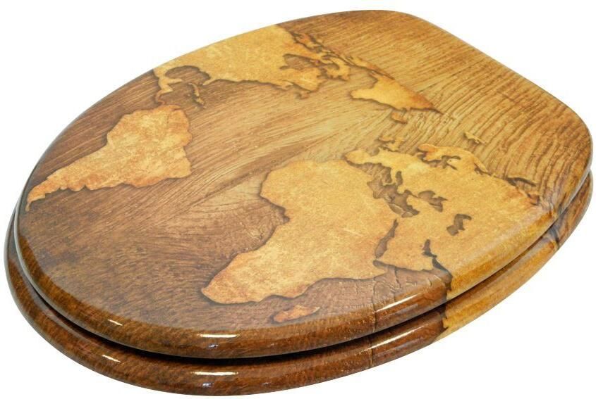 Sanilo Toiletzitting World Map met soft-closemechanisme - Foto 7
