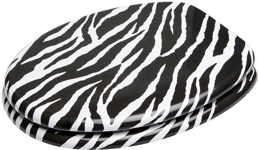 Sanilo Toiletzitting Zebra Look met soft-closemechanisme - Foto 8