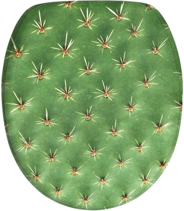 Sanilo Toiletzitting Cactus met softclosemechanisme bxl: 37 7x 42 0 47 0 cm