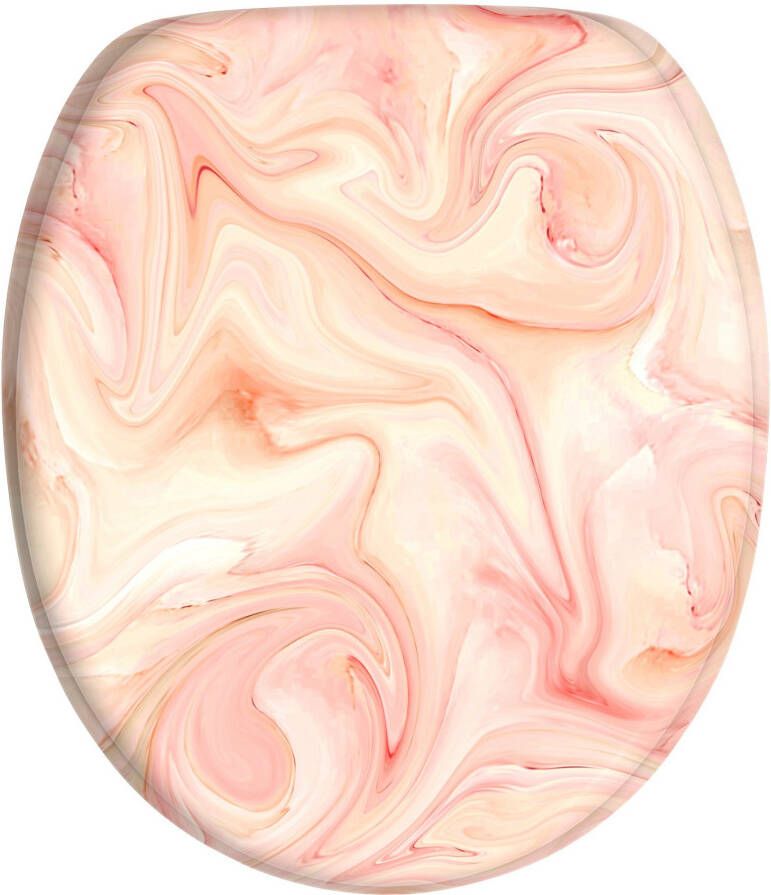 Sanilo Toiletzitting Marmor Rosa met softclosemechanisme bxl: 37 7x 42 0 47 0 cm - Foto 8