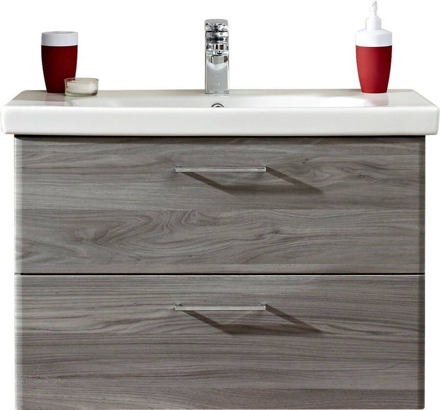 Saphir Badkamerserie Quickset 916 Keramische wastafel en Onderkast 82 cm breed (1 stuk) - Foto 4