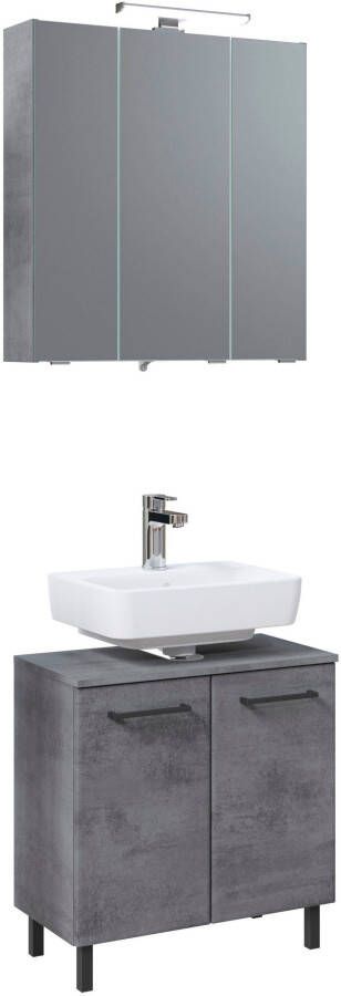 Saphir Badkamerserie Quickset 945 2-teilig Waschbeckenunterschrank mit LED-Spiegelschrank (2-delig) - Foto 15