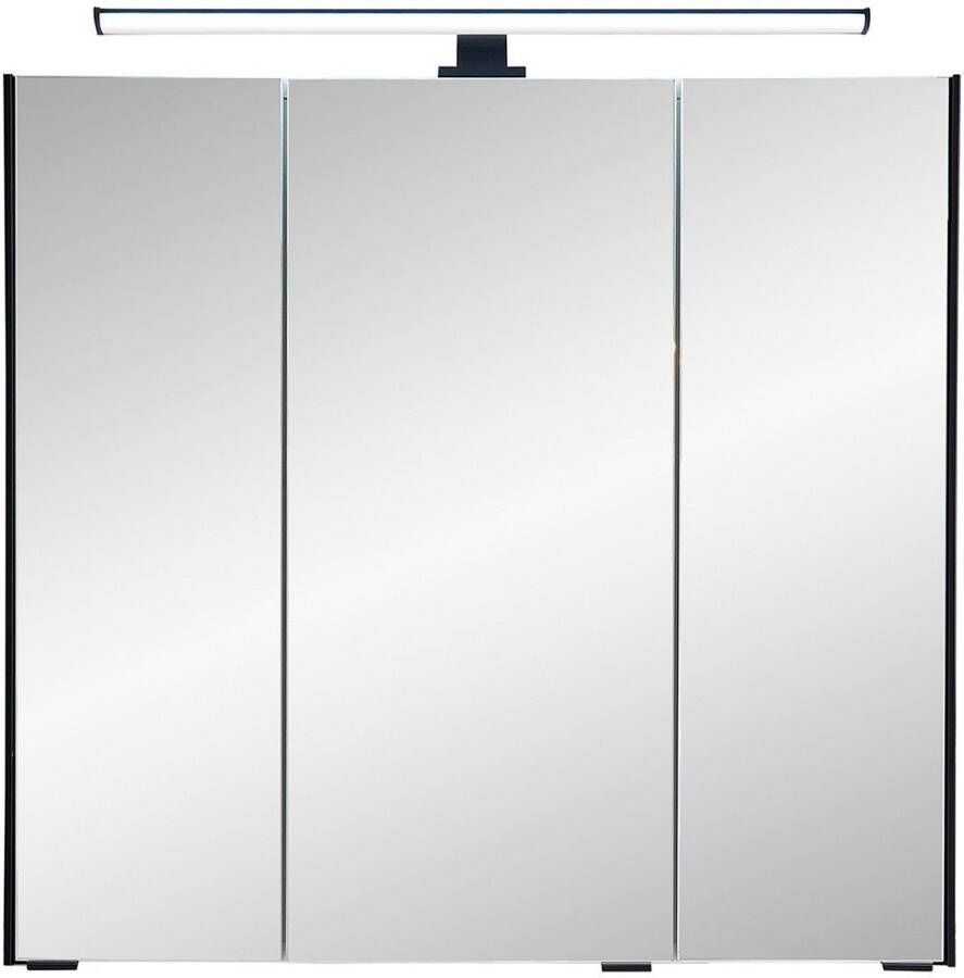 Saphir Badkamerspiegelkast Quickset 395 Badkamermeubel 3 spiegeldeuren 6 planken 75 cm breed - Foto 9