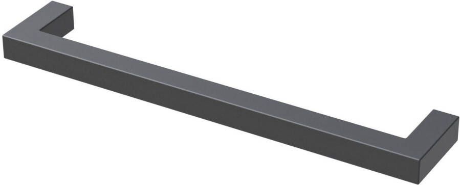 Saphir Greep Quickset 945 Meubelgreep kort zwart mat 17 cm breed hoekig (1 stuk)