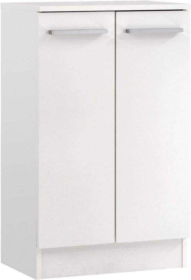 Saphir Onderkast Quickset 335 Badkamermeubel 2 deuren 1 plank 50 cm breed