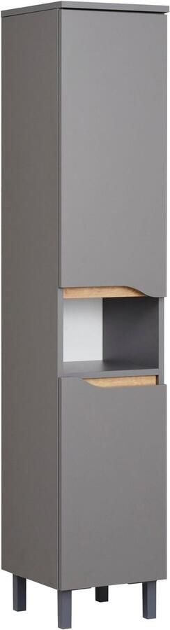 Saphir Badkamerserie Quickset 3-delig wastafelonderkast met led-spiegel met halfhoge kast inclusief deurdemper 4 deuren 1 nis badkameraccessoireset (3-delig) - Foto 16