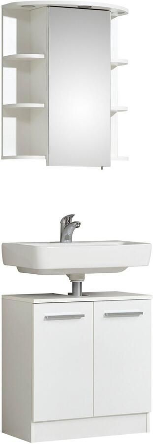 Saphir Badkamerserie Quickset 335 2-delig wastafelonderkast met led-spiegelkast (2-delig) - Foto 6