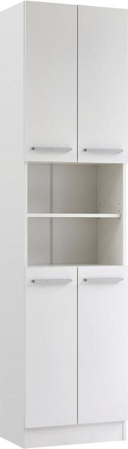 Saphir Badkamerserie Quickset 335 6-delig wastafelonderkast met led-spiegelkast Hoge kasten onderkast hangkast incl. deurdemper 13 deuren (6-delig) - Foto 10