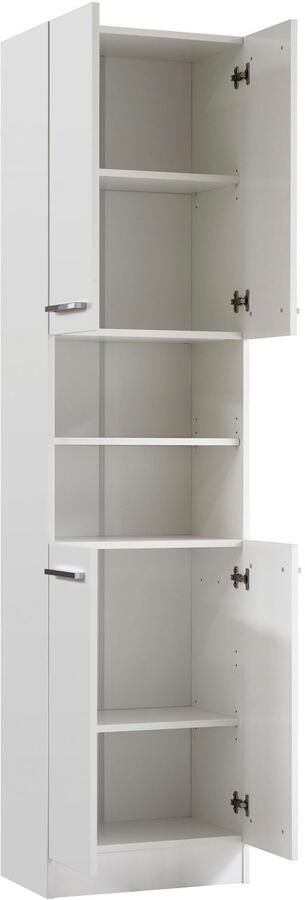 Saphir Badkamerserie Quickset 335 6-delig wastafelonderkast met led-spiegelkast Hoge kasten onderkast hangkast incl. deurdemper 13 deuren (6-delig) - Foto 9