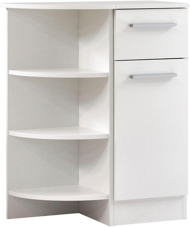 Saphir Badkamerserie Quickset 335 8-delig wastafelonderkast met led-spiegelkast Hoge kasten onderkasten hangende kasten inclusief deurdemper 17 deuren (10-delig) - Foto 2