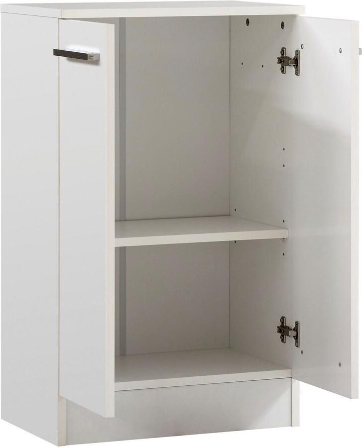 Saphir Badkamerserie Quickset 335 8-delig wastafelonderkast met led-spiegelkast Hoge kasten onderkasten hangende kasten inclusief deurdemper 17 deuren (10-delig) - Foto 4