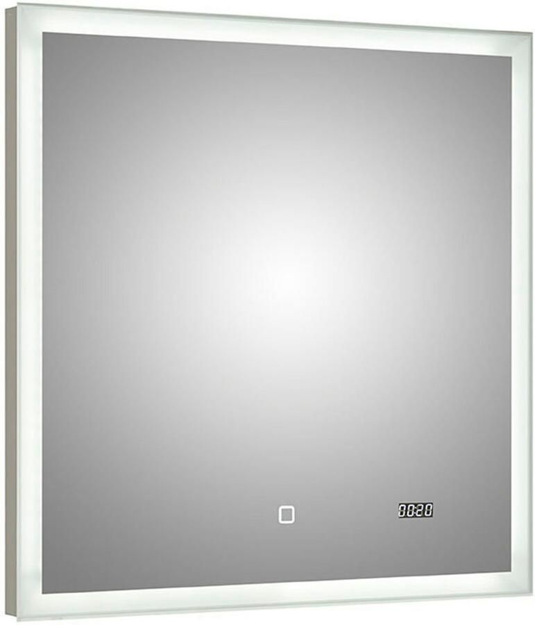 Saphir Badkamerserie Quickset 360 2-delig keramieken opzetwasbak met led-spiegel (4-delig) - Foto 4