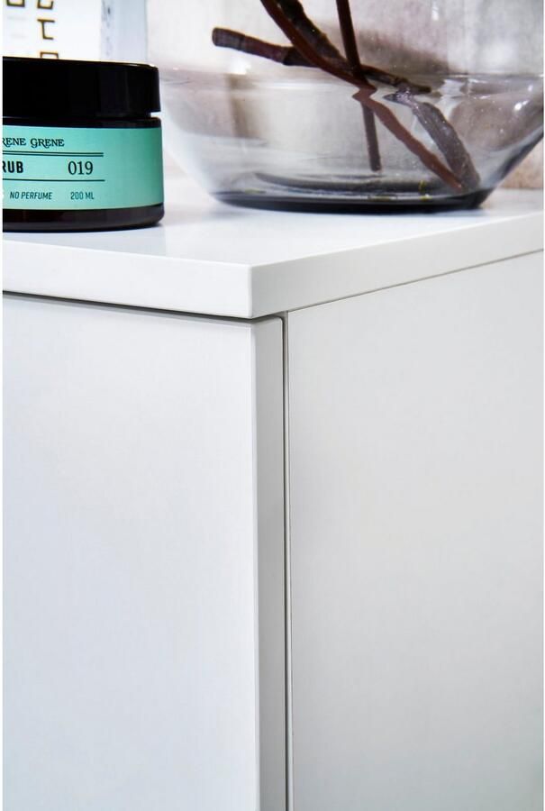 Saphir Badkamerserie Quickset 360 3-delig keramieken opzetwasbak met led-spiegelkast (5-delig) - Foto 9