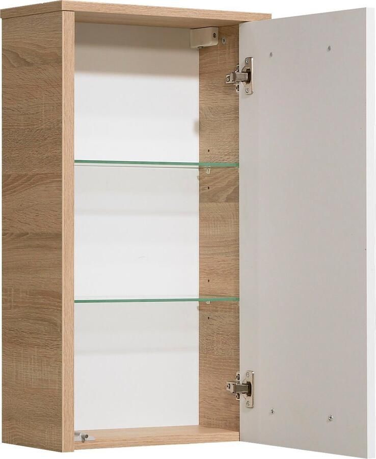 Saphir Badkamerserie Quickset 382 4-delig keramieken wastafelonderkast met led-spiegelkast (5-delig) - Foto 6