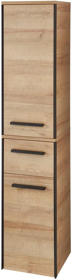 Saphir Badkamerserie Quickset 395 3-delig wastafelonderkast met led-spiegelkast Middel kast incl. deurdemper 6 deuren 1 lade badkamer set (4-delig) - Foto 18