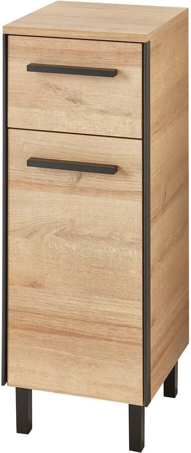 Saphir Badkamerserie Quickset 395 4-delig wastafelonderkast met led-spiegelkast Onderkast halfhoge kast inclusief deurdemper 7 deuren 2 laden (5-delig) - Foto 20