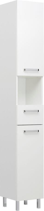 Saphir Badkamerserie Quickset 5-delig keramieken wastafelonderkast met led-spiegelkast (6-delig) - Foto 9