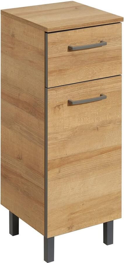 Saphir Badkamerserie Quickset 919 5-delig wastafelonderkast met led-spiegel Hoge kast onderkast hangend kastje inclusief deurdemper 6 deuren (5-delig) - Foto 11