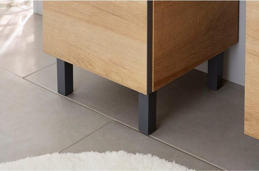 Saphir Hoge kast Quickset 919 Badkamermeubel 30 cm breed 2 deuren nis 1 lade - Foto 3