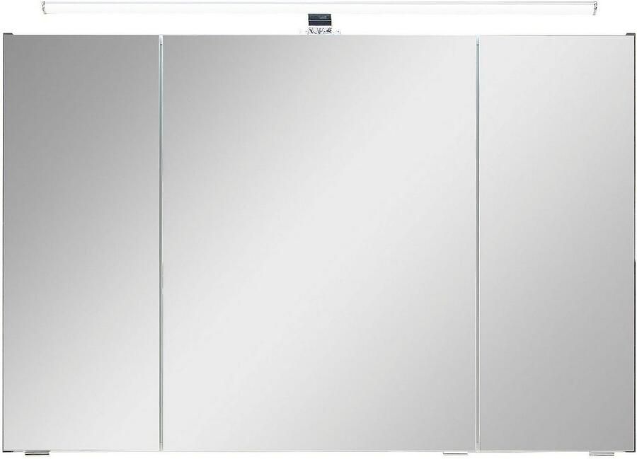 Saphir Badkamerserie Quickset 945 3-delig keramieken wastafelonderkast met led-spiegelkast (4-delig) - Foto 10
