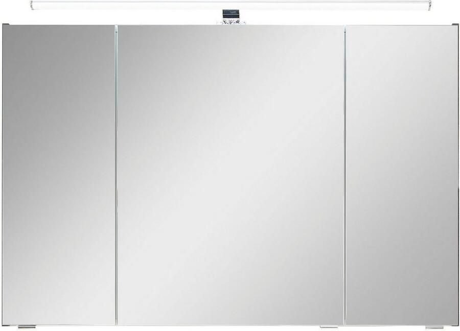 Saphir Badkamerserie Quickset 945 4-delig keramieken wastafelonderkast met led-spiegelkast (5-delig) - Foto 9