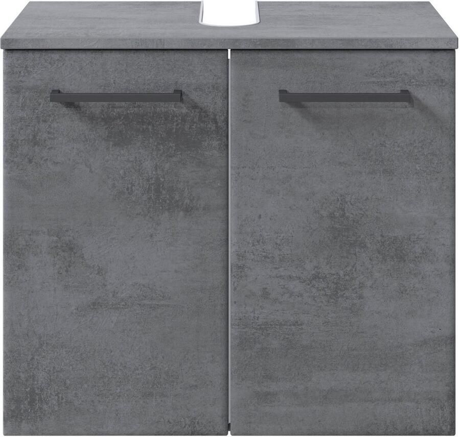 Saphir Badkamerserie Quickset 945 2-delig wastafelonderkast met led-spiegelkast Wastafel 65 cm breed 5 deuren 6 legplanken incl. deurdemper (2-delig) - Foto 3