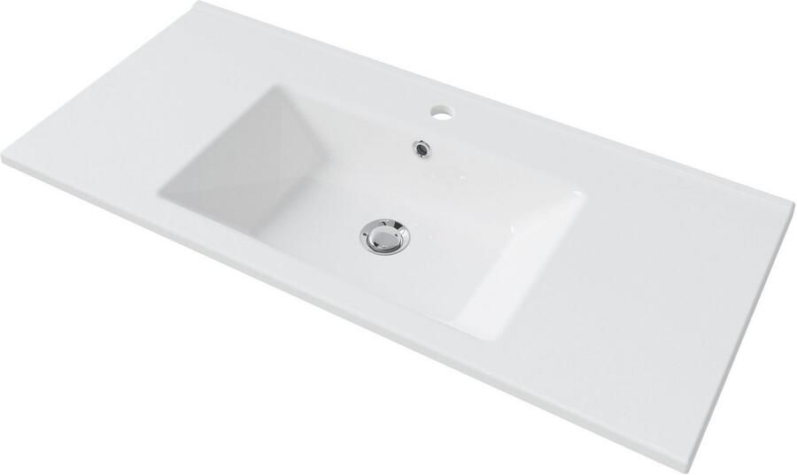 Saphir Badkamerserie Quickset 945 keramieken wastafelonderkast met onderkast 100 cm breed (1 stuk) - Foto 7