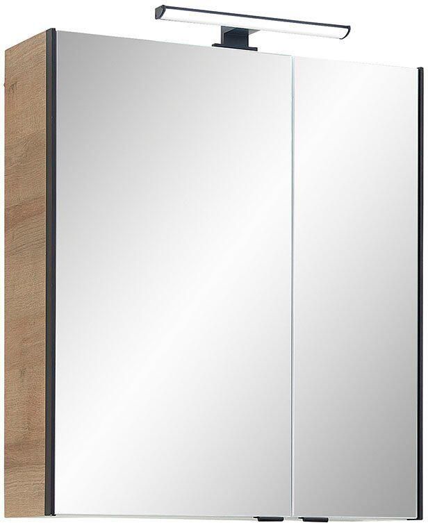 Saphir Badkamerspiegelkast Quickset 395 Badkamermeubel 2 spiegeldeuren 2 legplanken 60 cm breed - Foto 8