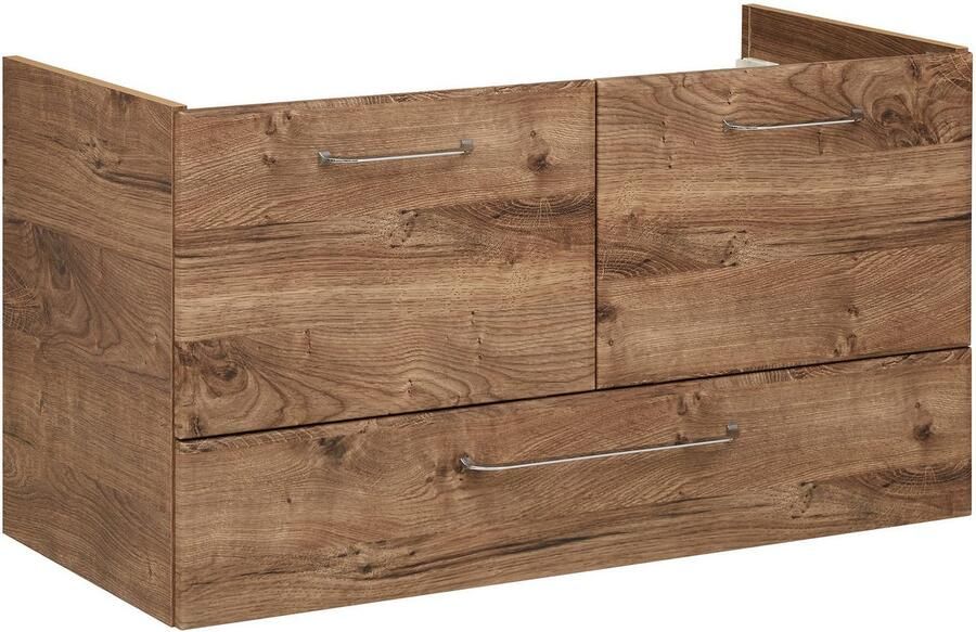 Saphir Badmeubelset Quickset 943 2-delig mineraalmarmere wastafel en LED-spiegelkast (set) - Foto 5