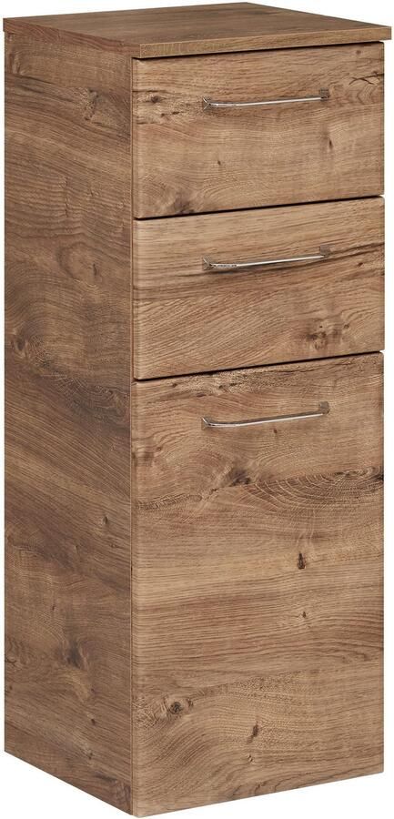 Saphir Badmeubelset Quickset 943 4-delig glazen wastafel en LED-spiegelkast Badmeubels zonder wastafel incl. deurdemper 7 deuren 2 lades (set 4 stuks) - Foto 15