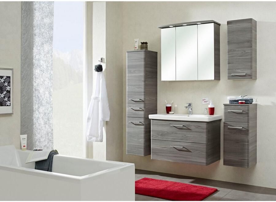 Saphir Badkamerserie Quickset 916 Keramische wastafel en Onderkast 82 cm breed (1 stuk) - Foto 4