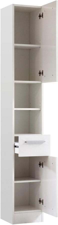 Saphir Hoge kast Quickset 335 Badkamermeubel 30 cm breed 2 deuren 1 nis 1 lade - Foto 2