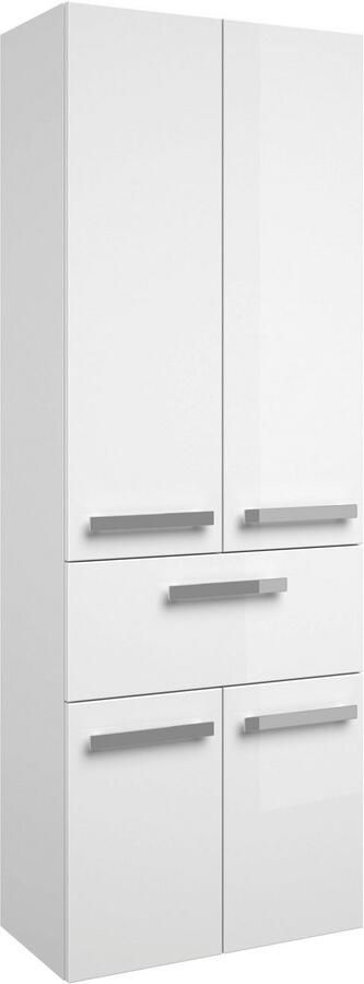 Saphir Hoge kast Serie 4005 badkamerkast 60 cm breed met 2 deuren en 1 lade - Foto 5