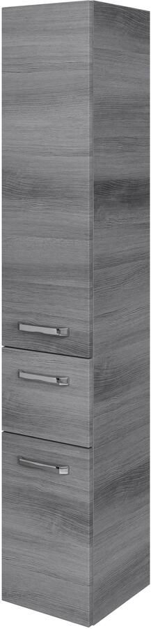 Saphir Hoge kast Serie 4010 badkamerkast 30 cm breed met 2 deuren en 1 lade - Foto 5