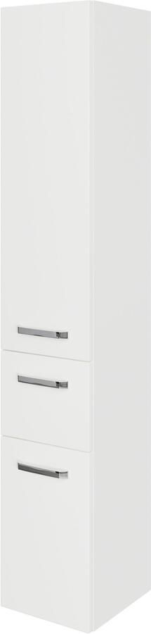 Saphir Hoge kast Serie 4010 badkamerkast 30 cm breed met 2 deuren en 1 lade - Foto 5