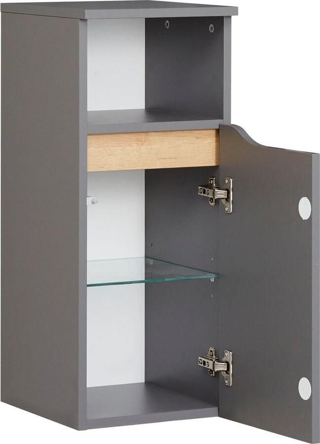 Saphir Onderkast Quickset badkamerkast met 1 deur 1 legplank 30 cm breed