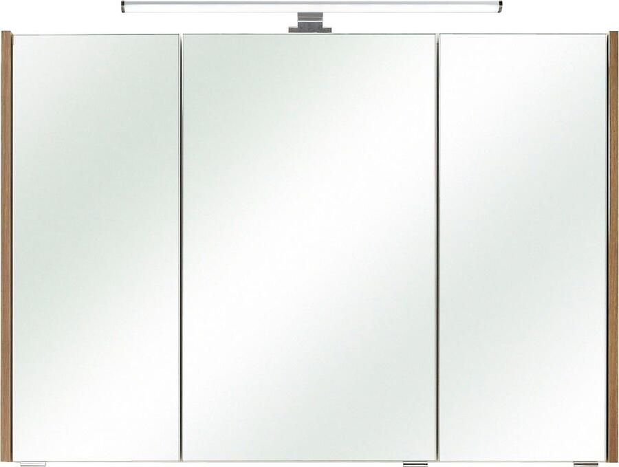 Saphir Spiegelkast Quickset 362 Badkamermeubel 3 spiegeldeuren 6 planken 100 cm breed - Foto 6