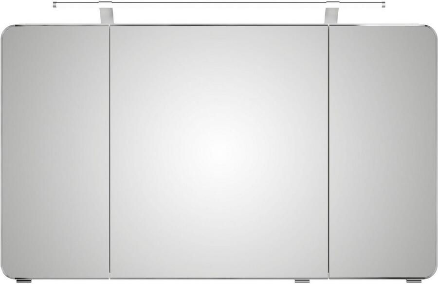 Saphir Spiegelkast Serie 4005 badkamer spiegelkast incl. LED-opbouwlamp Badkast 120 cm breed 3 deuren 6 glazen legplanken incl. deurdemper - Foto 5