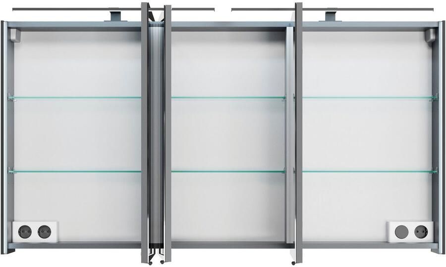 Saphir Spiegelkast Serie 7045 badkamer-spiegelkast inclusief ledverlichting 3 deuren - Foto 2