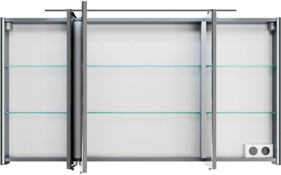 Saphir Spiegelkast Serie 7045 badkamer-spiegelkast inclusief ledverlichting 3 deuren - Foto 2