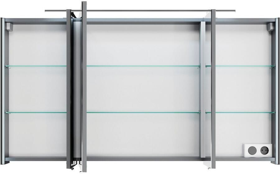 Saphir Spiegelkast Serie 7045 badkamer-spiegelkast inclusief ledverlichting 3 deuren - Foto 2