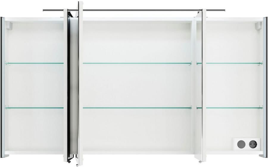 Saphir Spiegelkast Serie 7045 badkamer-spiegelkast inclusief ledverlichting 3 deuren - Foto 2