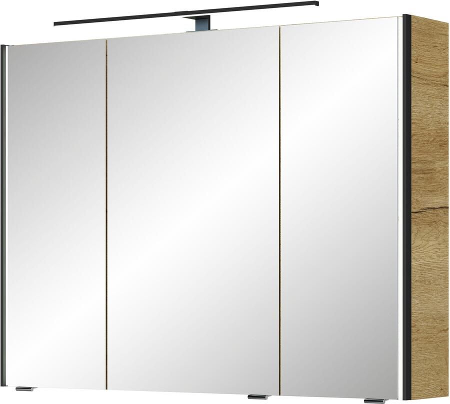 Saphir Spiegelkast Serie 7045 badkamer-spiegelkast inclusief ledverlichting 3 deuren - Foto 4