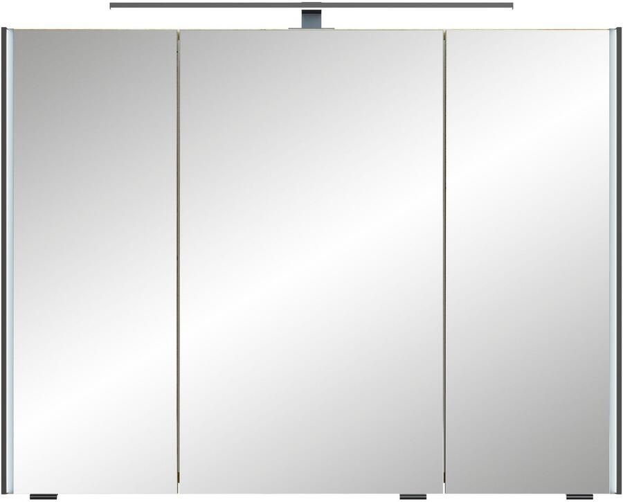 Saphir Spiegelkast Serie 7045 badkamer-spiegelkast inclusief ledverlichting 3 deuren - Foto 2