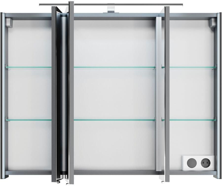 Saphir Spiegelkast Serie 7045 badkamer-spiegelkast inclusief ledverlichting 3 deuren