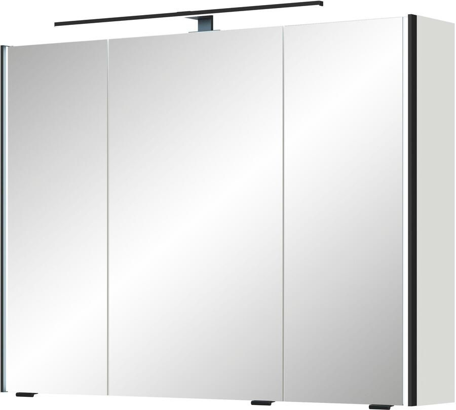 Saphir Spiegelkast Serie 7045 badkamer-spiegelkast inclusief ledverlichting 3 deuren - Foto 4