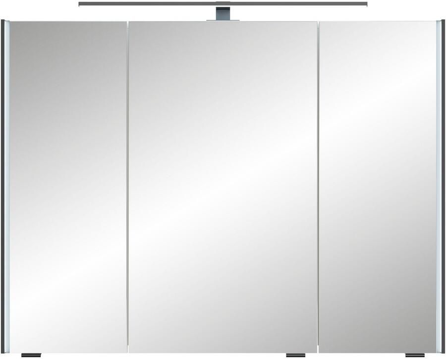 Saphir Spiegelkast Serie 7045 badkamer-spiegelkast inclusief ledverlichting 3 deuren - Foto 2