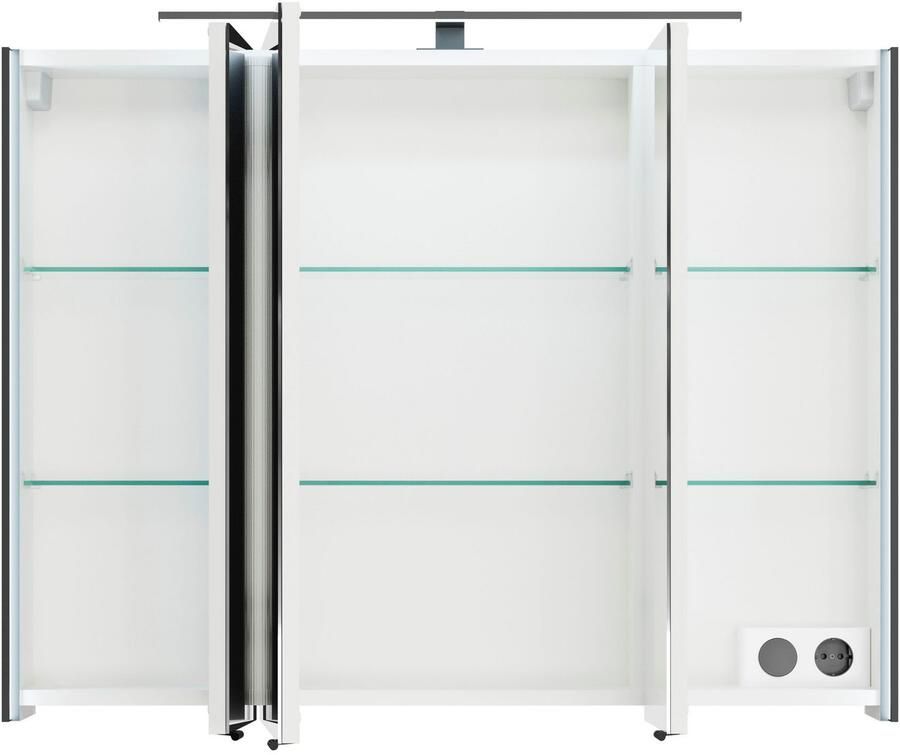 Saphir Spiegelkast Serie 7045 badkamer-spiegelkast inclusief ledverlichting 3 deuren