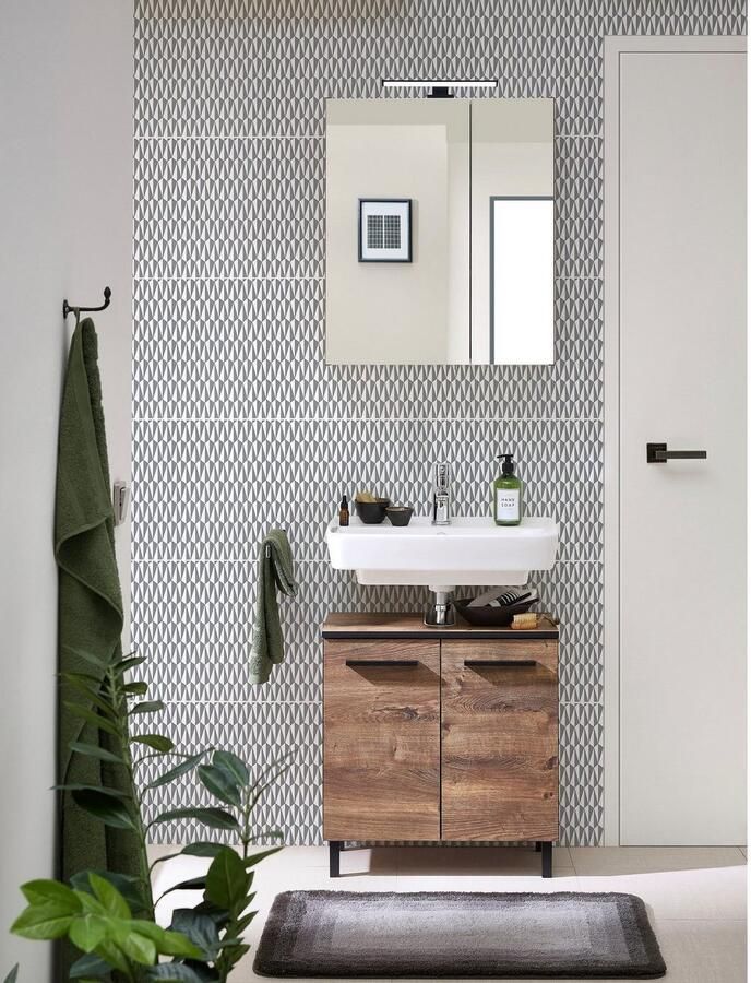 Saphir Spiegelkast Quickset 374 Badkamermeubel 2 spiegeldeuren 2 legplanken 60 cm breed - Foto 7